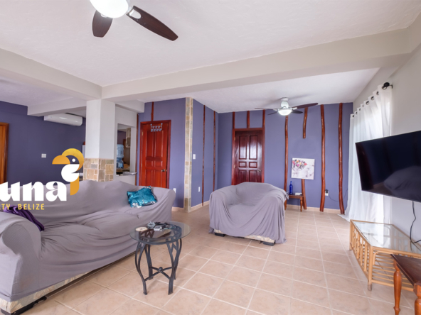 La_Hacienda Condos for Sale in San Pablo, Ambergris Caye - Living Interior