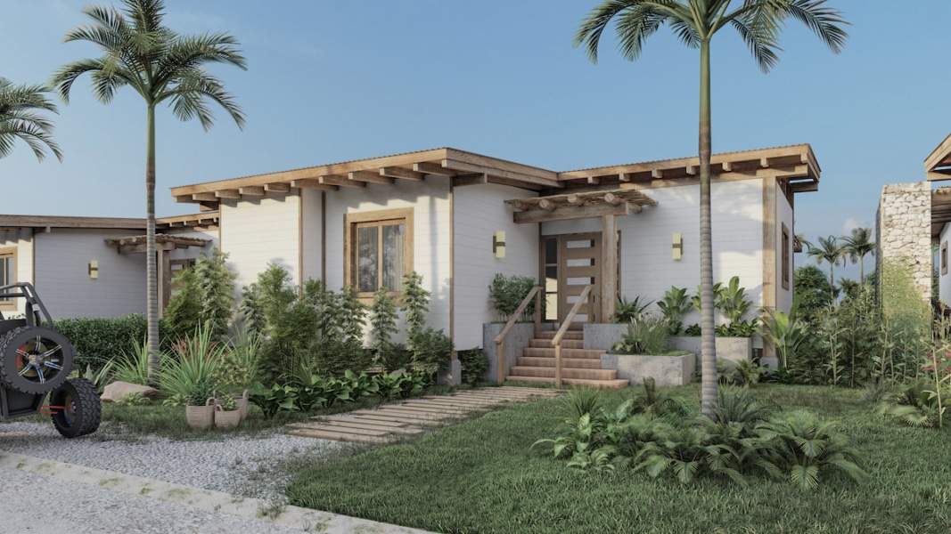 Tula Single-Family Home with Canal-front Views & a Private Pool, at Aruna Belize