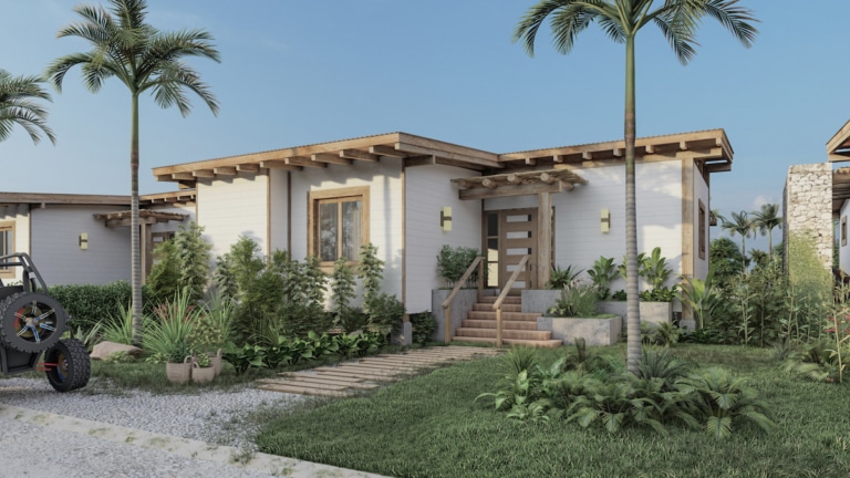 Tula Single-Family Home with Canal-front Views & a Private Pool, at Aruna Belize