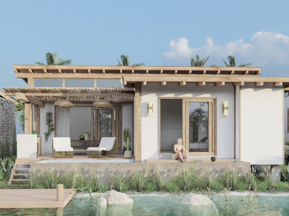 2BR Single Family home at Aruna Belize Front View