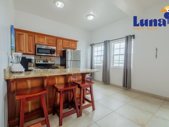 Top Floor 1BR/1BA Condo for Sale in Ambergris Caye
