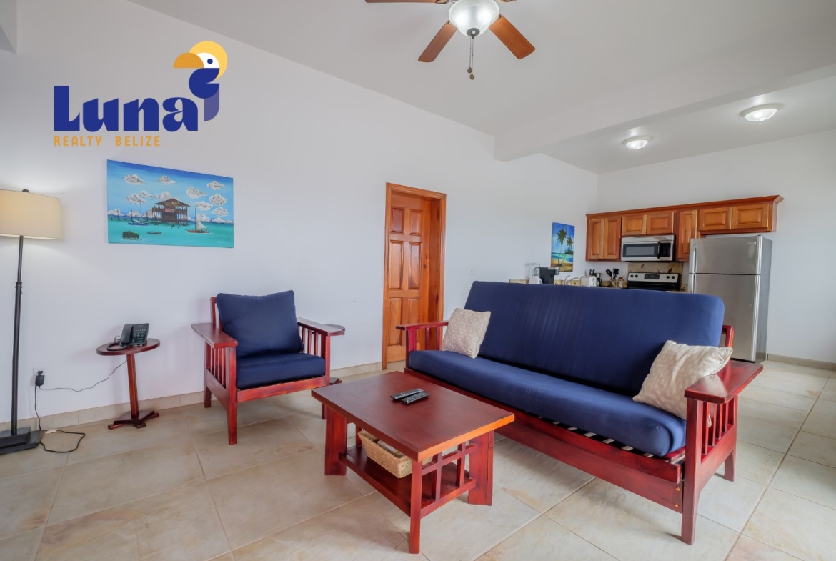 Top Floor 1BR/1BA Condo for Sale in Ambergris Caye