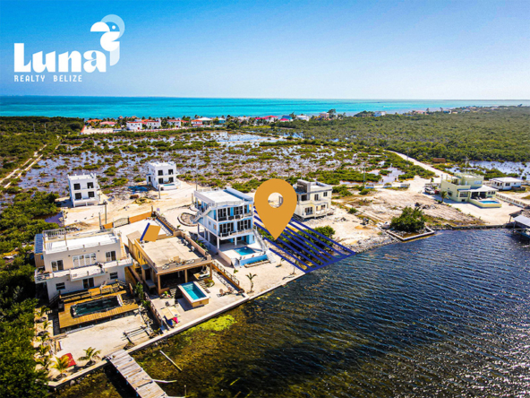 Oversized Waterfront Home Site in Tarpon Bay, Ambergris Caye