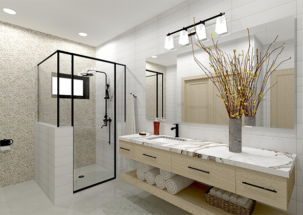 1BR bathroom - Turquoise Seas Secret Beach Condo