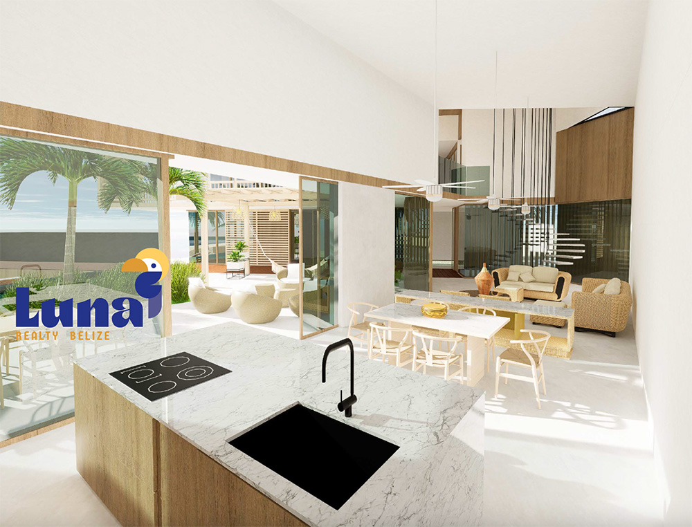 8. Casa Smith - Living Room & Kitchen