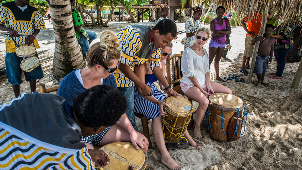 Belize Drumming