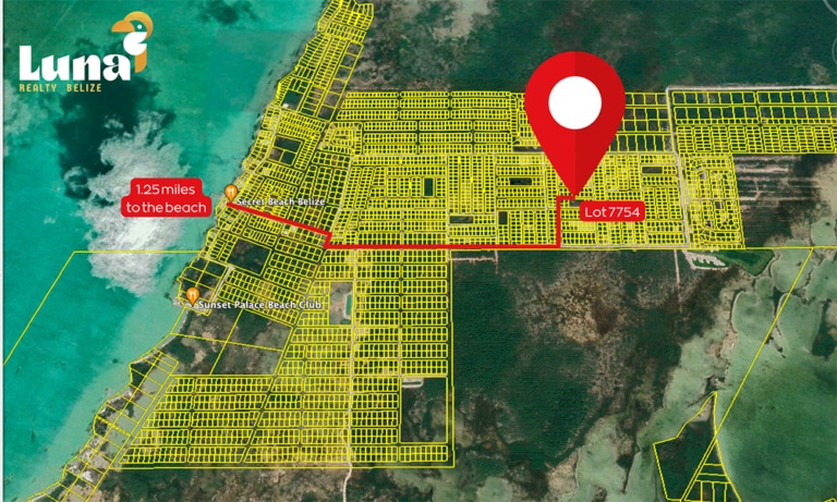Secret Beach Special - Grand Belizean Estates Offering Owner Financing – Parcel 7754