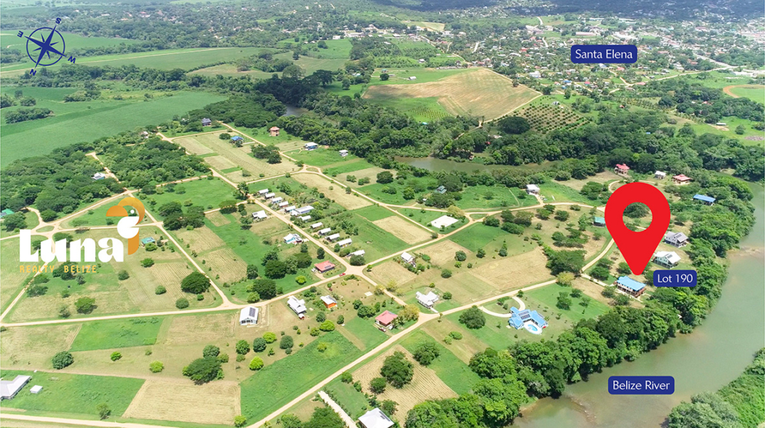 Beautiful Riverfront Cayo Lot in Off-Grid Planned Development with Only 30% Down! – Lot 190