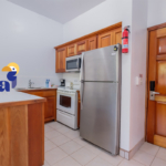 Kitchen and front door