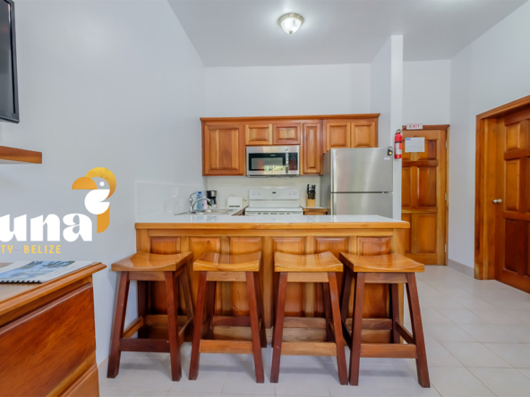 Kitchen from living room