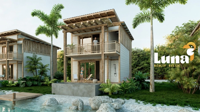 Torana: Double Floor Duplex with Pool & Canal-front Views at Aruna Villas Belize