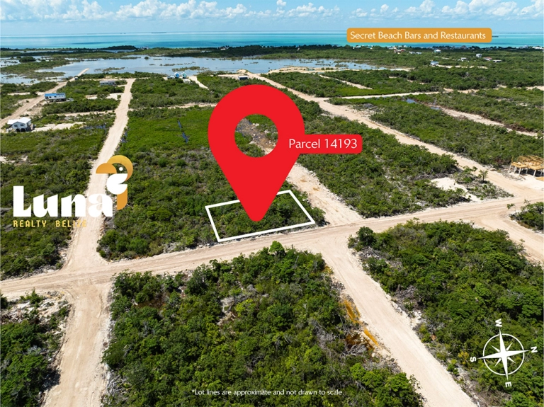 SOLD – Corner Lot in West Caye Neighborhood at Secret Beach – Off-Grid, No HOA – Parcel 14193