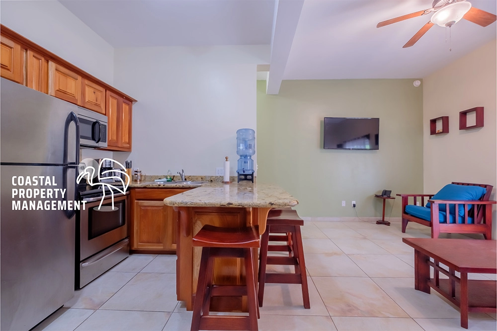 living kitchen and chair