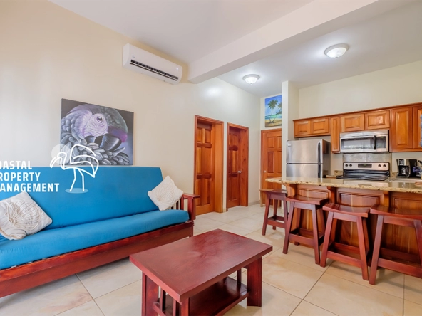 E202 living room and kitchen