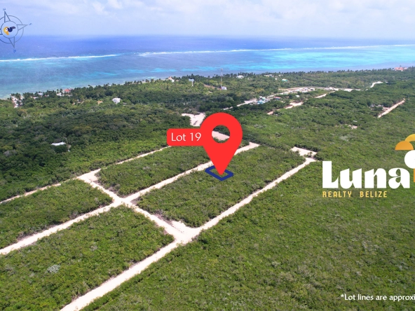 prime lot for sale near Secret Beach, Belize