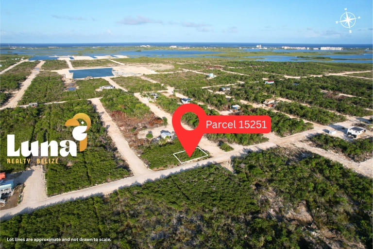 Corner Lot Near Secret Beach – Parcel 15251 | West Caye, Ambergris Caye