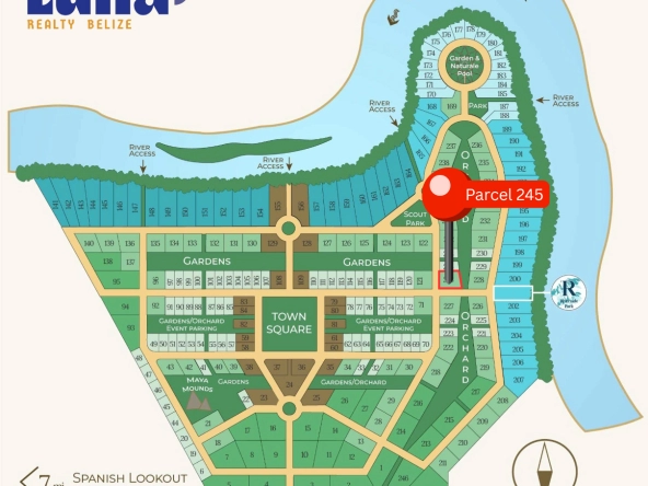 5. Parcel 245 on CG map