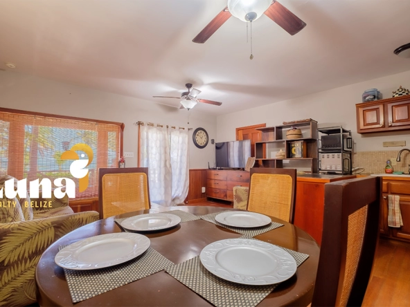 E1 kitchen and living space