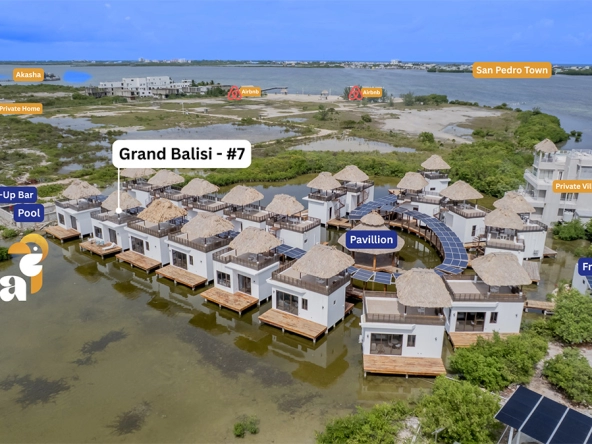 Water Bungalows in Belize