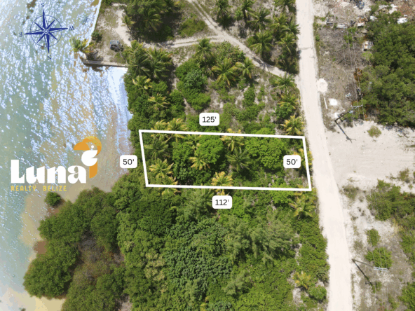 Ambergris Caye Beachfront Lot for Sale