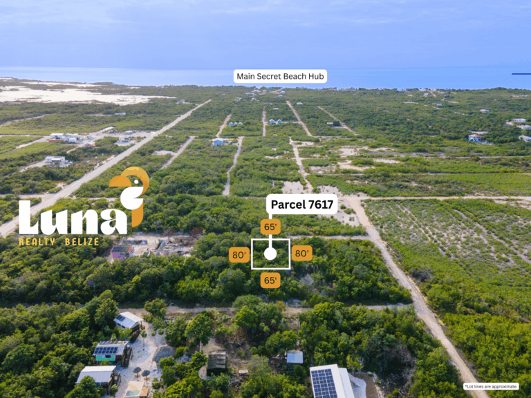SOLD – Secret Beach Land to Own – Parcel 7617 in Grand Belizean Estates with Financing