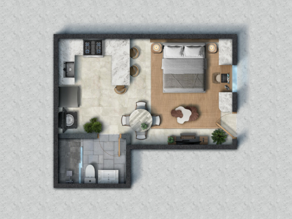 Studio Model Condo for Sale in San Pedro, Ambergris Caye