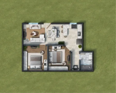 Sol Suites: Top Floor 2BR Condo with Huge Veranda, with 75% Financing – Soltice Deluxe