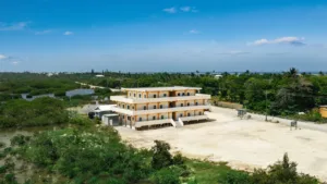 Sol Suites Building Facade - Affordable Condos in Belize
