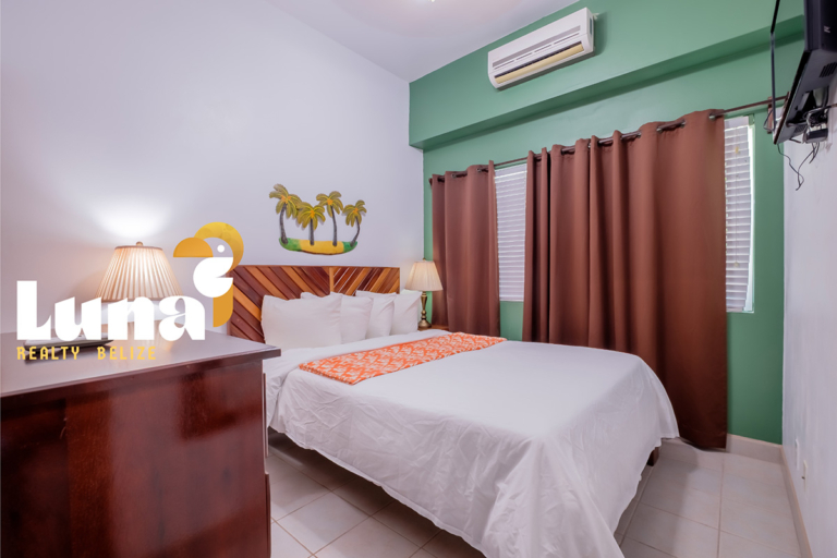 Grand Baymen C108 – Corner Garden-Facing 1BR/1BA Condo | Ambergris Caye Real Estate