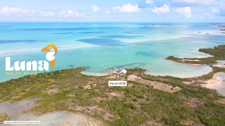 West Ambergris Caye Beachfront Land for Sale  – Parcel 8728 | 105 Ft of Crystal-Clear Beachfront | Seller Financing Available