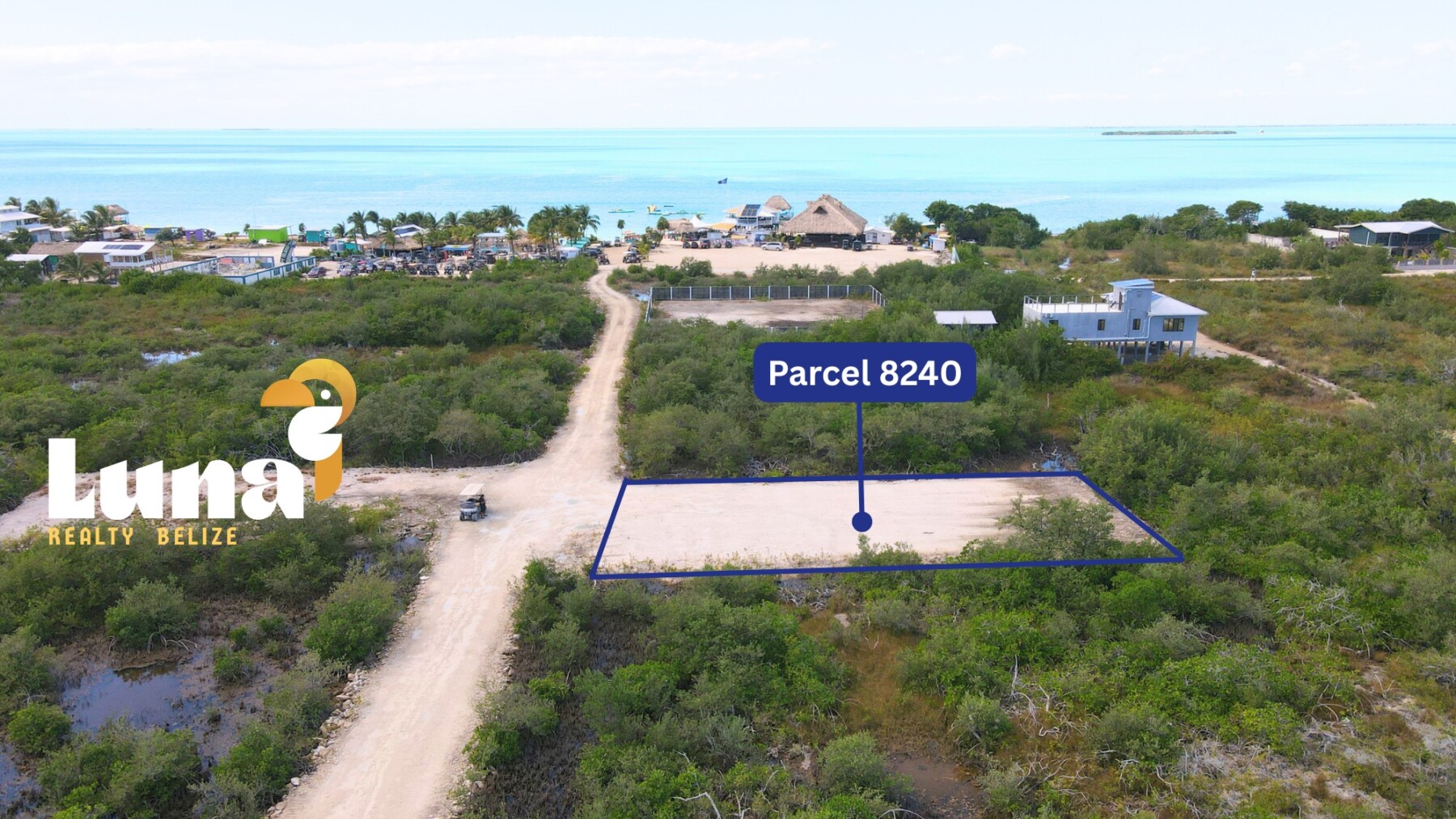 Land for Sale in Secret Beach Belize with Financing Option