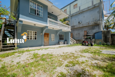 Duplex within San Pedro Town – Solid Concrete Structure on Fenced Lot
