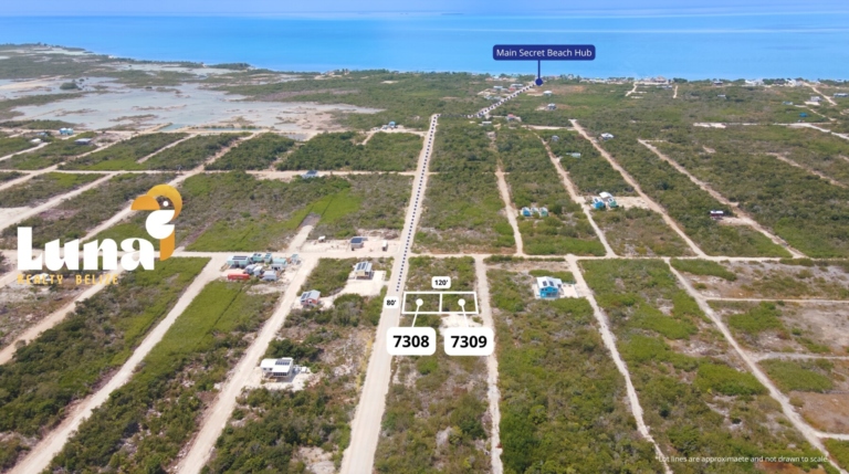 Two Prime Adjacent Lots (7308 and 7309) at Secret Beach – Grand Belizean Estates