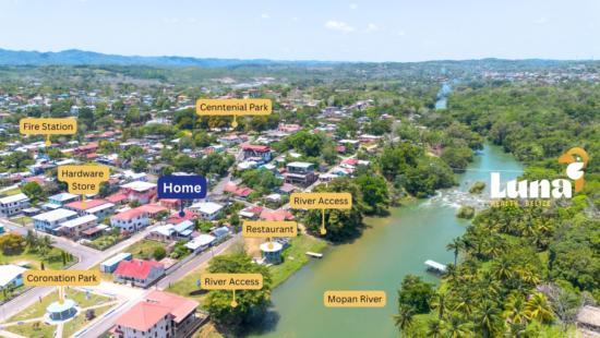 2BR + Flex Room/2BA Benque Viejo Home Near Mopan River