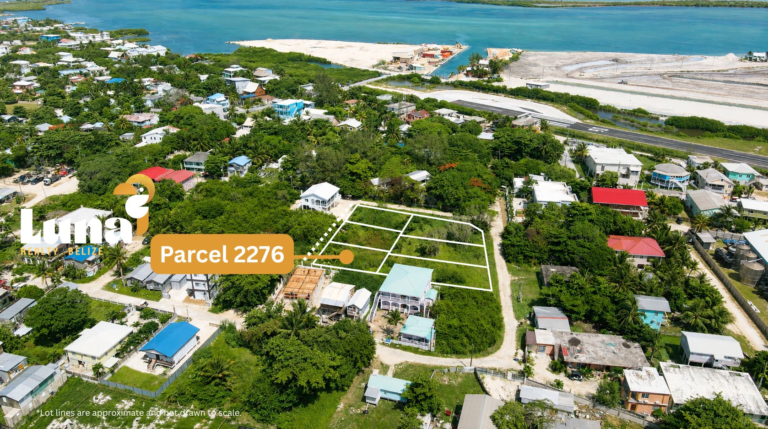 Residential land in San Pablo, Ambergris Caye ready for home construction