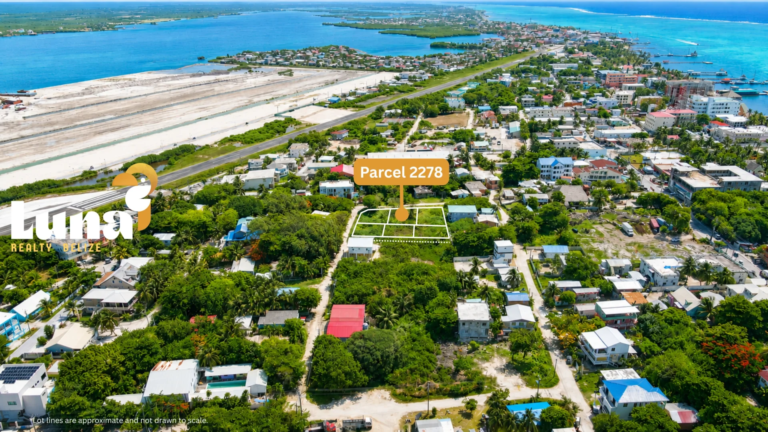 Vacant residential land in the San Pablo neighborhood on Ambergris Caye