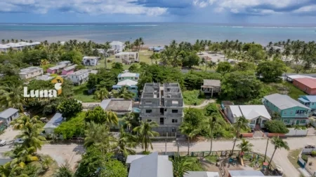 7-Unit Investment Opportunity on Ambergris Caye, Belize – 1st Floor Complete & Occupied, Finish the Build!