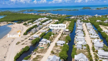 Parcel 6016 Mahogany Bay Village, Ambergris Caye – Canalfront Property